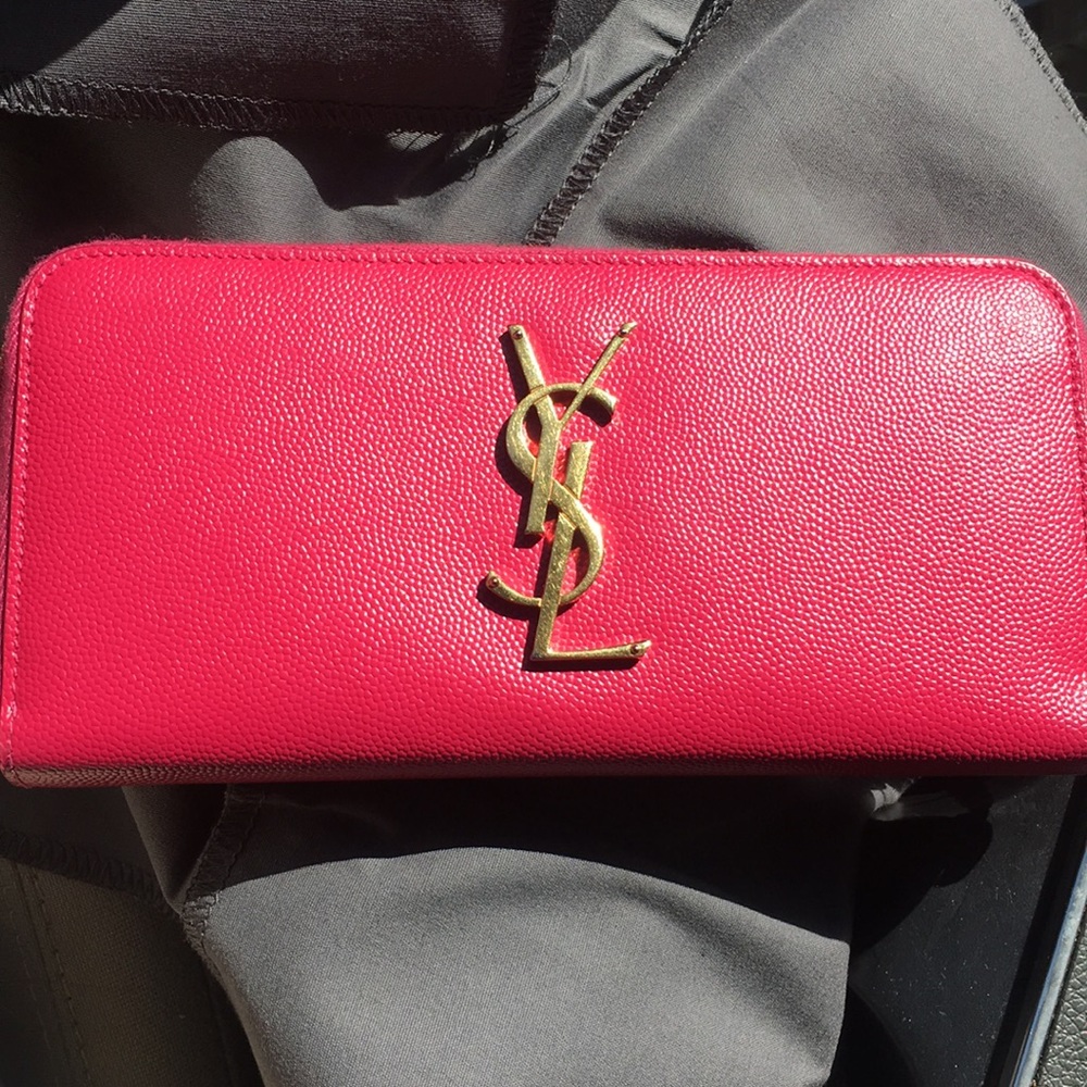 Ysl Saint Laurent Grain De Poudre Wallet